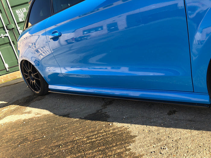 Triple R Composites - Audi S1 8X - V1 Side Skirt Splitters