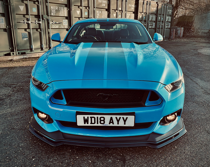 Triple R Composites - Ford Mustang GT 5.0L PFL Front Splitter | Car Enhancements UK