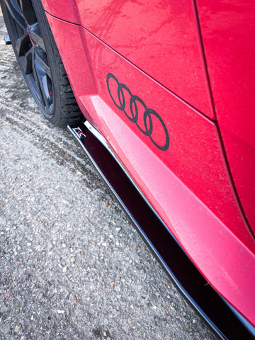 Audi TT MK3 S-Line PFL Side Skirt Splitters - TRC Performance Styling