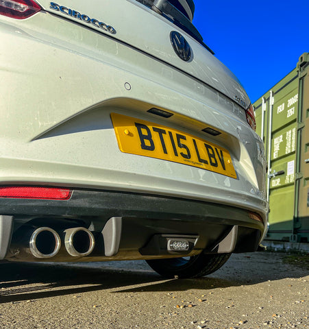 Volkswagen Scirocco R-Line 4 Diffuser Fins & Rain Light - TRC Performance Styling