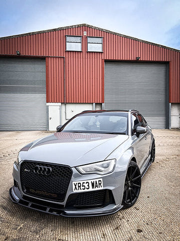 Audi RS3 8V Pre Facelift Front Splitter - TRC Performance Styling