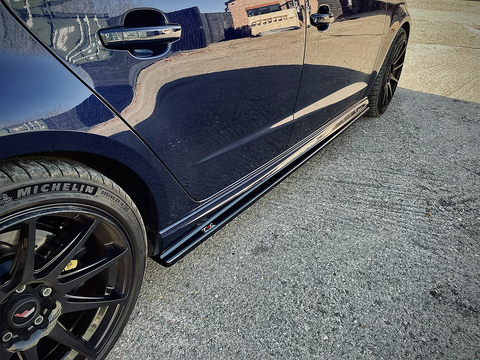 Audi A3 S-Line 8V Pre Facelift Sportback 5 Door Side Skirt Splitters - TRC Performance Styling