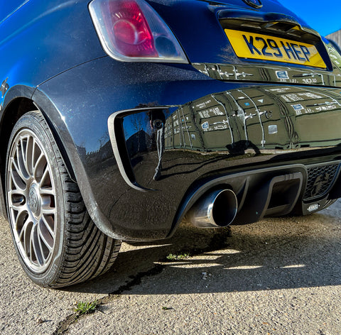 Fiat 500 Abarth Series 3 Rear Vent Extensions - TRC Performance Styling