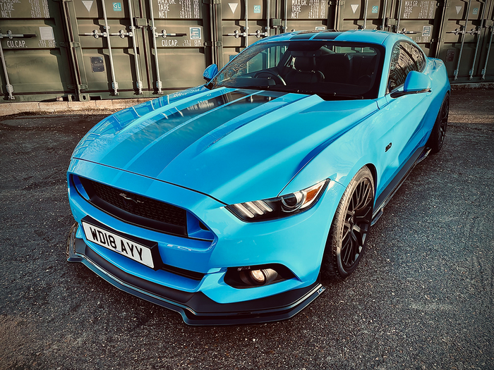 Triple R Composites - Ford Mustang GT 5.0L PFL Front Splitter | Car Enhancements UK