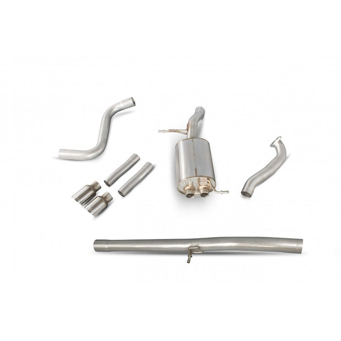 Scorpion Exhausts - Fiesta MK7 1.0 EcoBoost Cat Back (For ST Rear Valance) - Car Enhancements UK