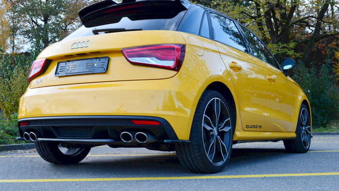 Maxton Design - REAR CENTRAL SPLITTER AUDI S1 MK1 (2014-2018)