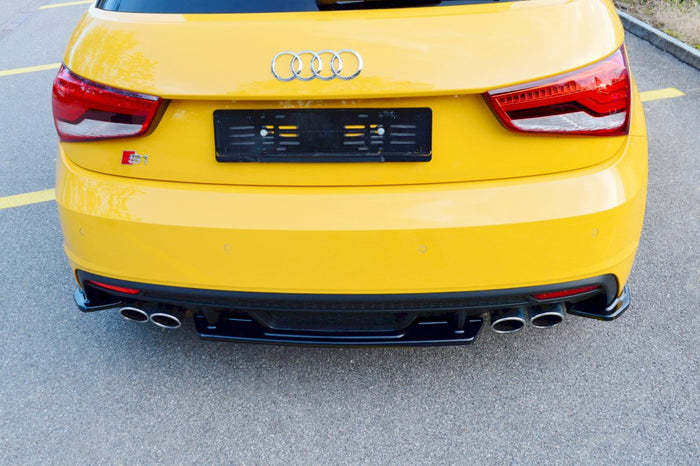 Maxton Design - REAR CENTRAL SPLITTER AUDI S1 MK1 (2014-2018)