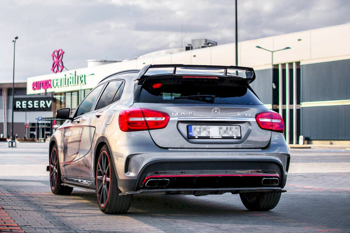 Maxton Design - REAR SPLITTER (VERTICAL BARS) MERCEDES-BENZ GLA 45 AMG SUV (X156) PRE-FACELIFT (2014-2017)