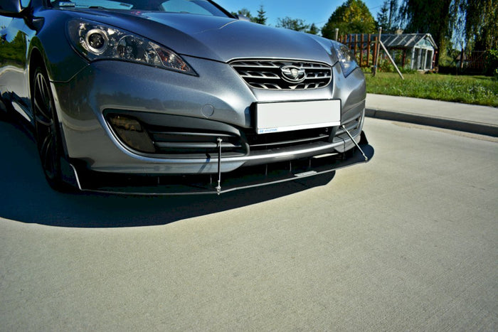 Maxton Design - FRONT RACING SPLITTER HYUNDAI GENESIS MK1 COUPE (2009-2012)