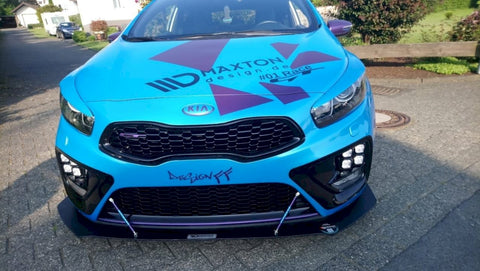 Maxton Design - FRONT RACING SPLITTER KIA CEE'D GT MK2 (2013-2018)