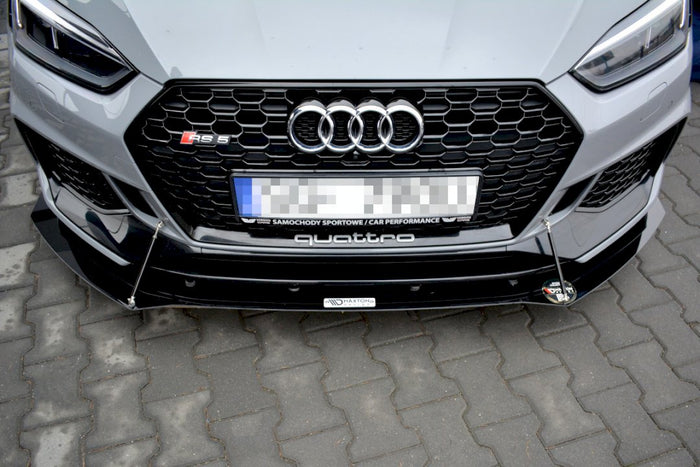 Maxton Design - RACING FRONT SPLITTER V.1 AUDI RS5 F5 COUPE / SPORTBACK