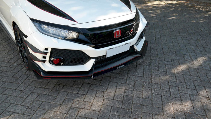 Maxton Design - FRONT RACING SPLITTER V.1 HONDA CIVIC MK10 TYPE-R (2017-UP)
