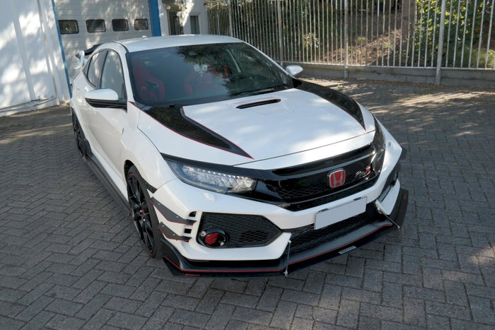 Maxton Design - FRONT RACING SPLITTER V.1 HONDA CIVIC MK10 TYPE-R (2017-UP)