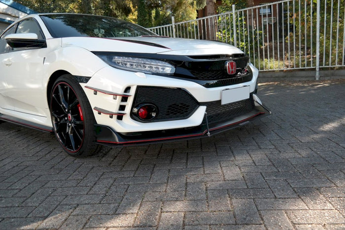 Maxton Design - FRONT RACING SPLITTER V.1 HONDA CIVIC MK10 TYPE-R (2017-UP)