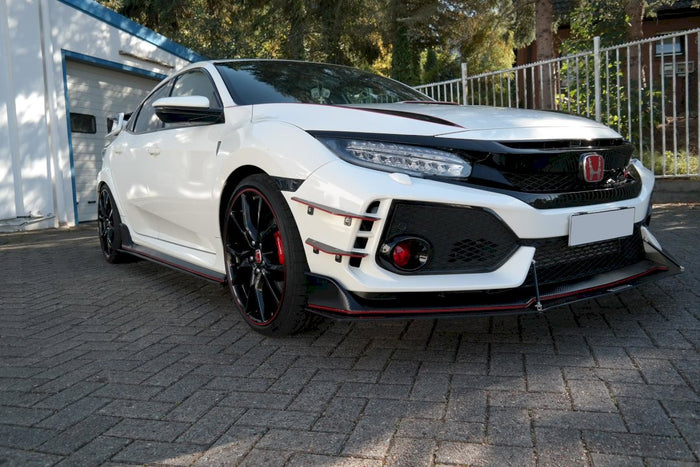 Maxton Design - FRONT RACING SPLITTER V.1 HONDA CIVIC MK10 TYPE-R (2017-UP)