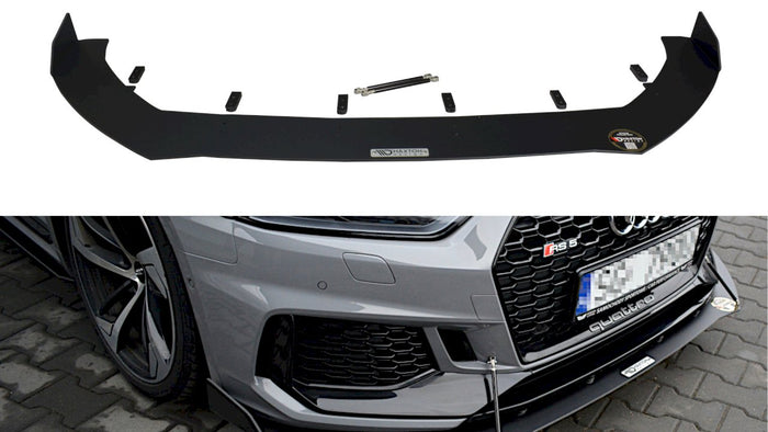 Maxton Design - RACING FRONT SPLITTER V.2 AUDI RS5 F5 COUPE / SPORTBACK