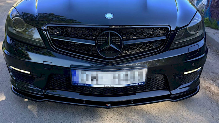 Maxton Design - FRONT SPLITTER MERCEDES C-CLASS W204/S204 C63 AMG FACELIFT (2011-2014)