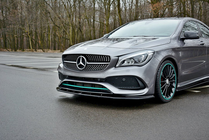 Maxton Design - FRONT SPLITTER V.1 MERCEDES-BENZ CLA C117 AMG-LINE FACELIFT (2017-UP)