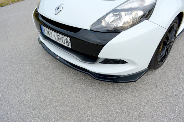 Maxton Design - FRONT SPLITTER V.1 RENAULT CLIO MK3 RS FACELIFT (2009-2012)