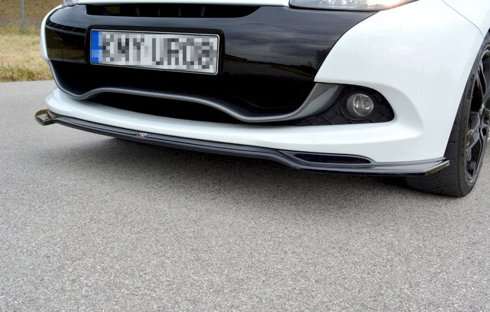 Maxton Design - FRONT SPLITTER V.1 RENAULT CLIO MK3 RS FACELIFT (2009-2012)