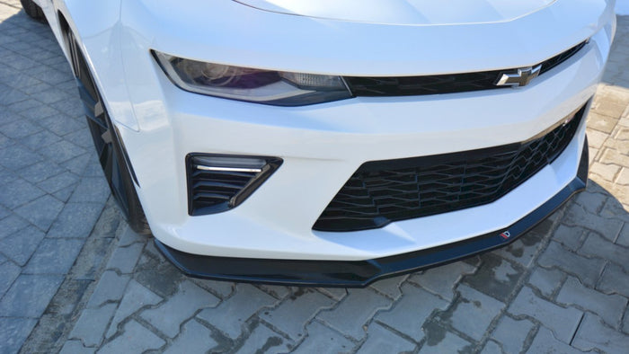 Maxton Design - FRONT SPLITTER V.2 CHEVROLET CAMARO 6TH-GEN. PHASE-I 2SS COUPE (2016-18)