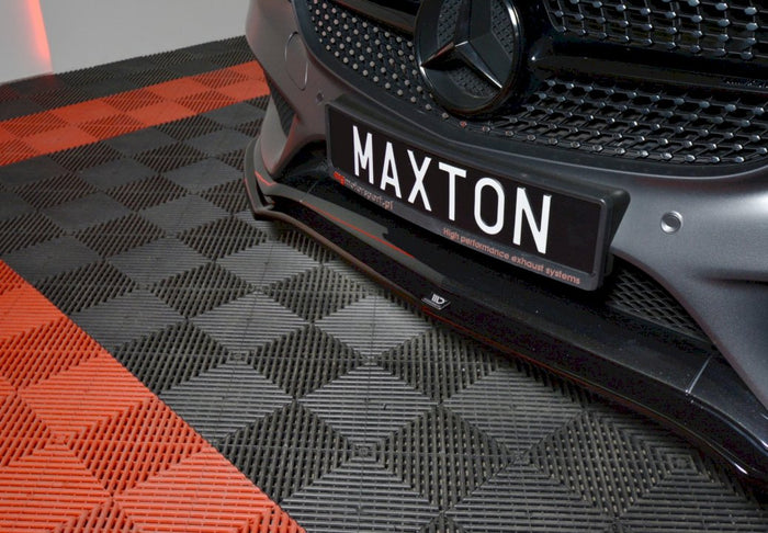 Maxton Design - FRONT SPLITTER MERCEDES C-CLASS W205 COUPE AMG-LINE (2015-2018)