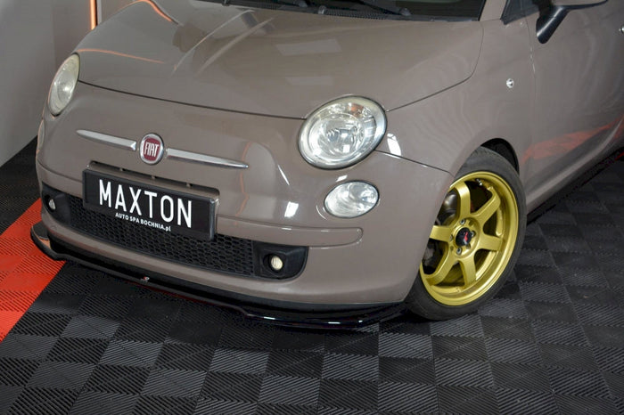 Maxton Design - FRONT SPLITTER V.2 FIAT 500 PRE-FACELIFT (2007-2014)