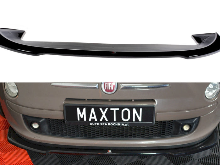 Maxton Design - FRONT SPLITTER V.2 FIAT 500 PRE-FACELIFT (2007-2014)