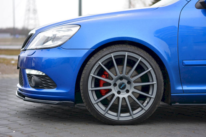 Maxton Design - FRONT SPLITTER V.2 SKODA OCTAVIA MK2 VRS FACELIFT (2008-2013)