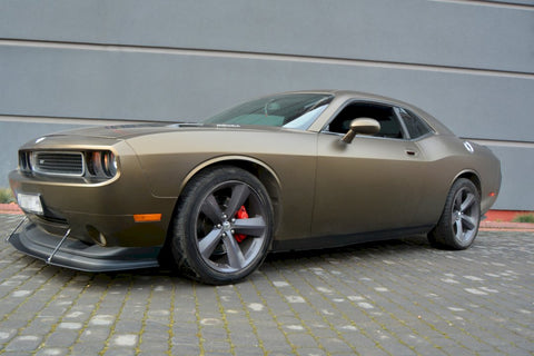 Maxton Design - HYBRID FRONT SPLITTER V.1 DODGE CHALLENGER 3RD-GEN. PHASE-I SRT8 COUPE (2008-14)