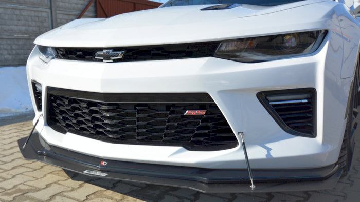 Maxton Design - HYBRID FRONT SPLITTER CHEVROLET CAMARO 6TH-GEN. PHASE-I 2SS COUPE (2016-18)
