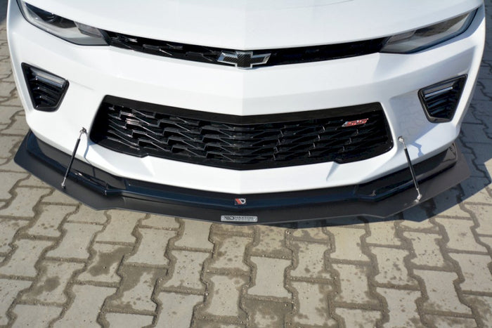 Maxton Design - HYBRID FRONT SPLITTER CHEVROLET CAMARO 6TH-GEN. PHASE-I 2SS COUPE (2016-18)