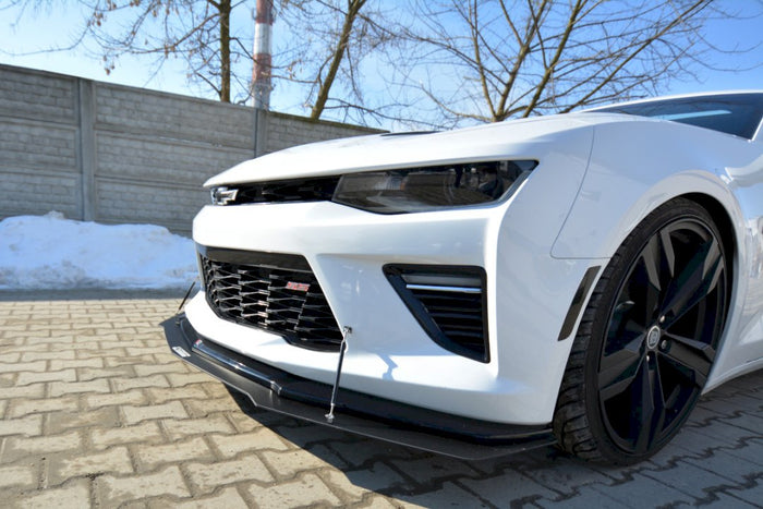 Maxton Design - HYBRID FRONT SPLITTER CHEVROLET CAMARO 6TH-GEN. PHASE-I 2SS COUPE (2016-18)