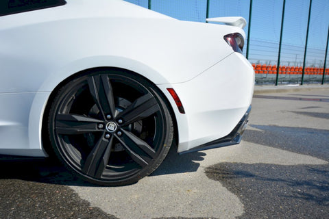 Maxton Design - REAR SIDE SPLITTERS CHEVROLET CAMARO 6TH-GEN. PHASE-I 2SS COUPE (2016-18)