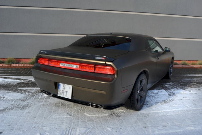 Maxton Design - REAR SIDE SPLITTERS DODGE CHALLENGER MK3 PHASE-1 SRT8 COUPE (2008-14)
