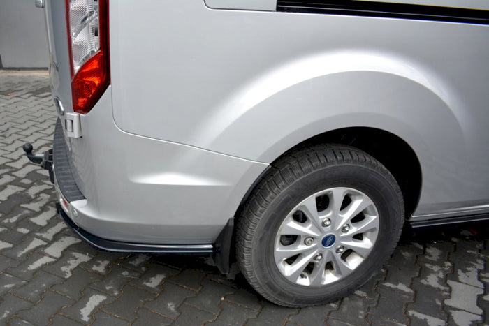 Maxton Design - REAR SIDE SPLITTERS FORD TRANSIT CUSTOM MK 1 FACELIFT (2018-UP)