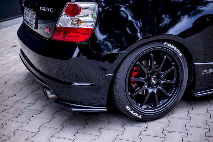 Maxton Design - REAR SIDE SPLITTERS HONDA CIVIC EP3 (MK7) TYPE-R/S FACELIFT (2004-2006)