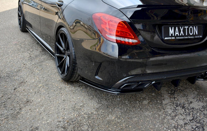 Maxton Design - REAR SIDE SPLITTERS MERCEDES C43 AMG W205 (2018-UP)