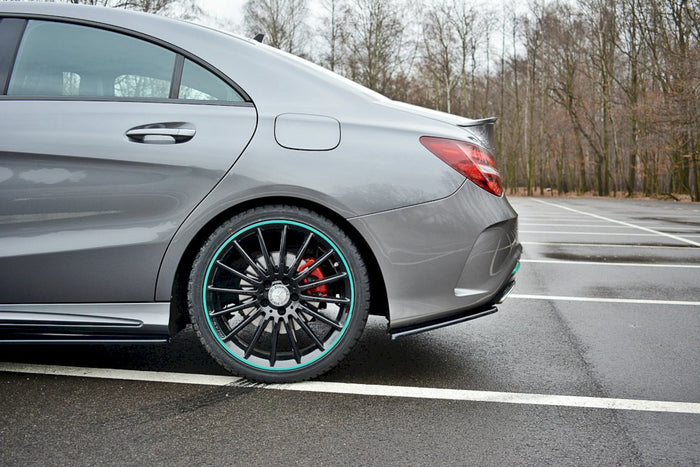 Maxton Design - REAR SIDE SPLITTERS MERCEDES-BENZ CLA C117 AMG-LINE FACELIFT (2017-UP)