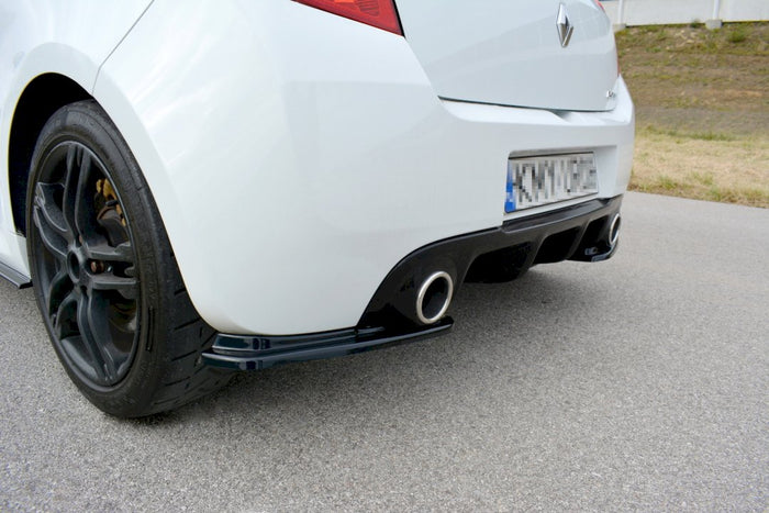 Maxton Design - REAR SIDE SPLITTERS RENAULT CLIO MK3 RS FACELIFT (2009-2012)