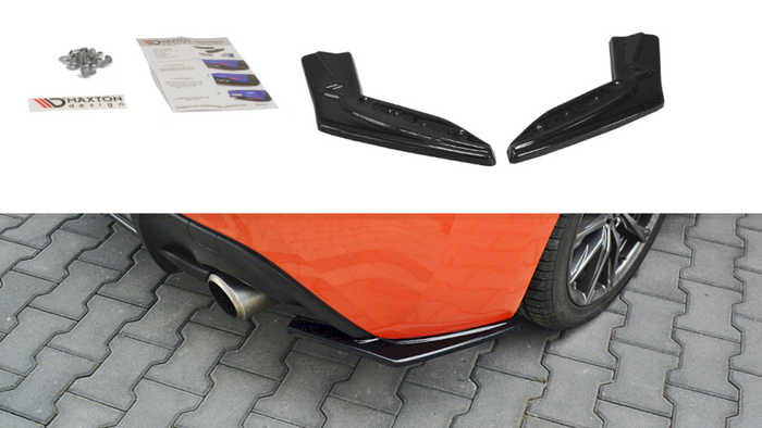 Maxton Design - REAR SIDE SPLITTERS V.1 TOYOTA GT86 FACELIFT (2017-2020)
