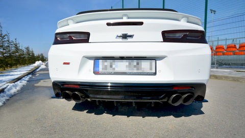 Maxton Design - REAR DIFFUSER CHEVROLET CAMARO 6TH-GEN. PHASE-I 2SS COUPE (2016-18)