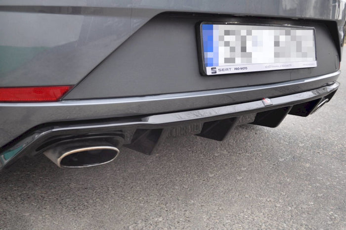Maxton Design - REAR DIFFUSER SEAT LEON MK3 CUPRA FACELIFT (2017-UP)