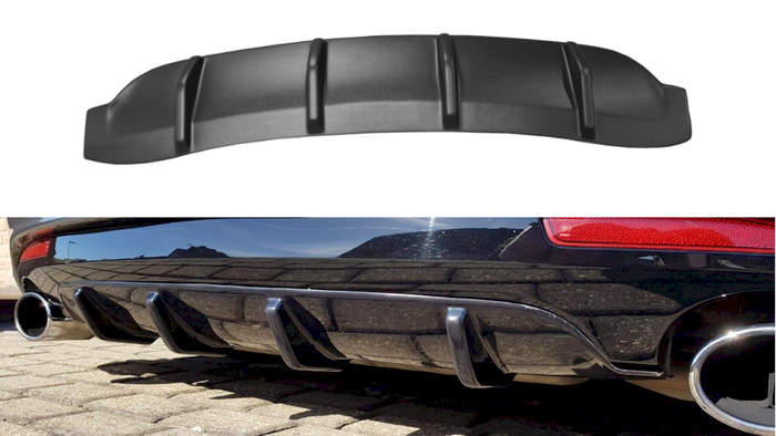 Maxton Design - REAR DIFFUSER VOLKSWAGEN SCIROCCO MK3 R FACELIFT (2014-2017)