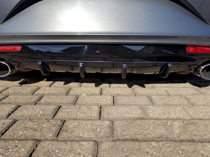 Maxton Design - REAR DIFFUSER VOLKSWAGEN SCIROCCO MK3 R FACELIFT (2014-2017)