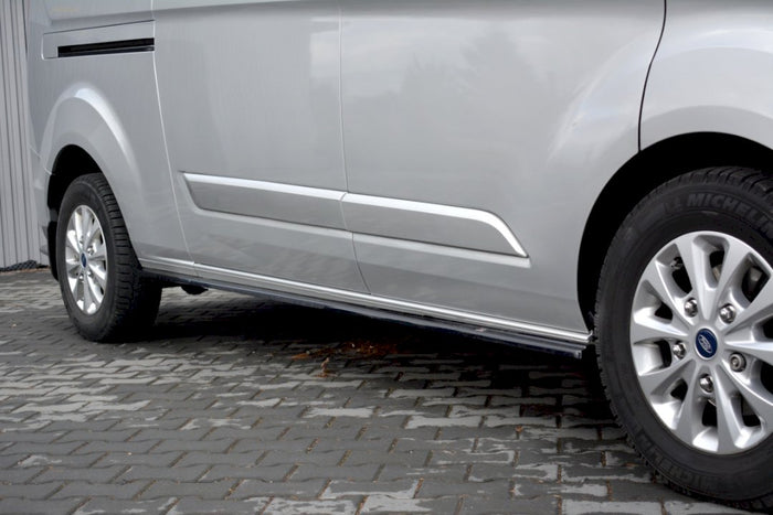 Maxton Design - SIDE SKIRTS SPLITTERS FORD TRANSIT CUSTOM MK 1 FACELIFT (2018-2023)