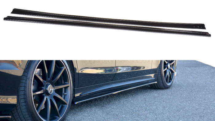 Maxton Design - SIDE SKIRTS SPLITTERS MERCEDES-BENZ S-CLASS AMG-LINE W222 (2013-2017)