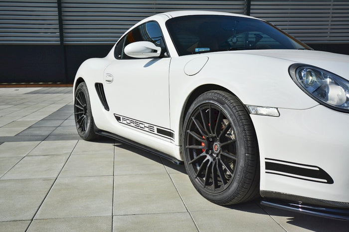 Maxton Design - SIDE SKIRTS SPLITTERS PORSCHE CAYMAN S 987C (2006-09)