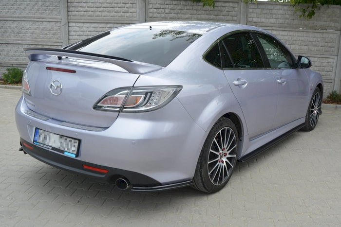 Maxton Design - SPOILER EXTENSION CAP MAZDA 6 MK2 SPORT HATCH (GH-SERIES) PRE-FACELIFT (2008-2010)