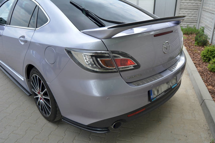 Maxton Design - SPOILER EXTENSION CAP MAZDA 6 MK2 SPORT HATCH (GH-SERIES) PRE-FACELIFT (2008-2010)